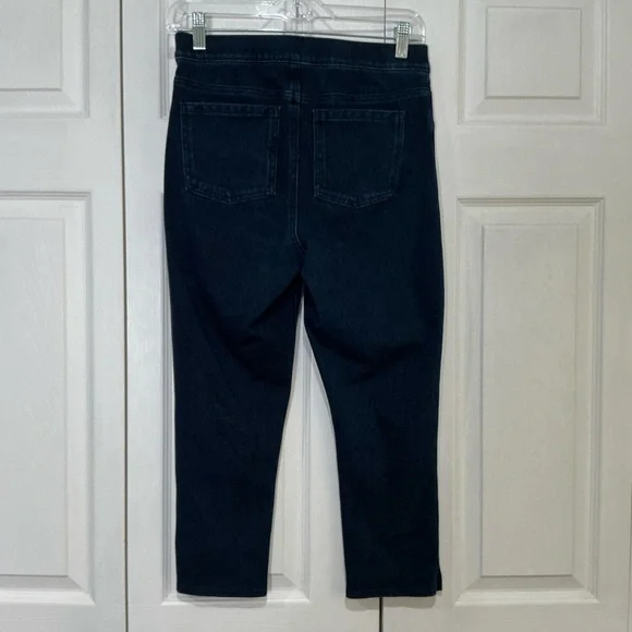 🤎 Spanx Jean-ish Leggings Cropped - Size Medium - Picture 3 of 6